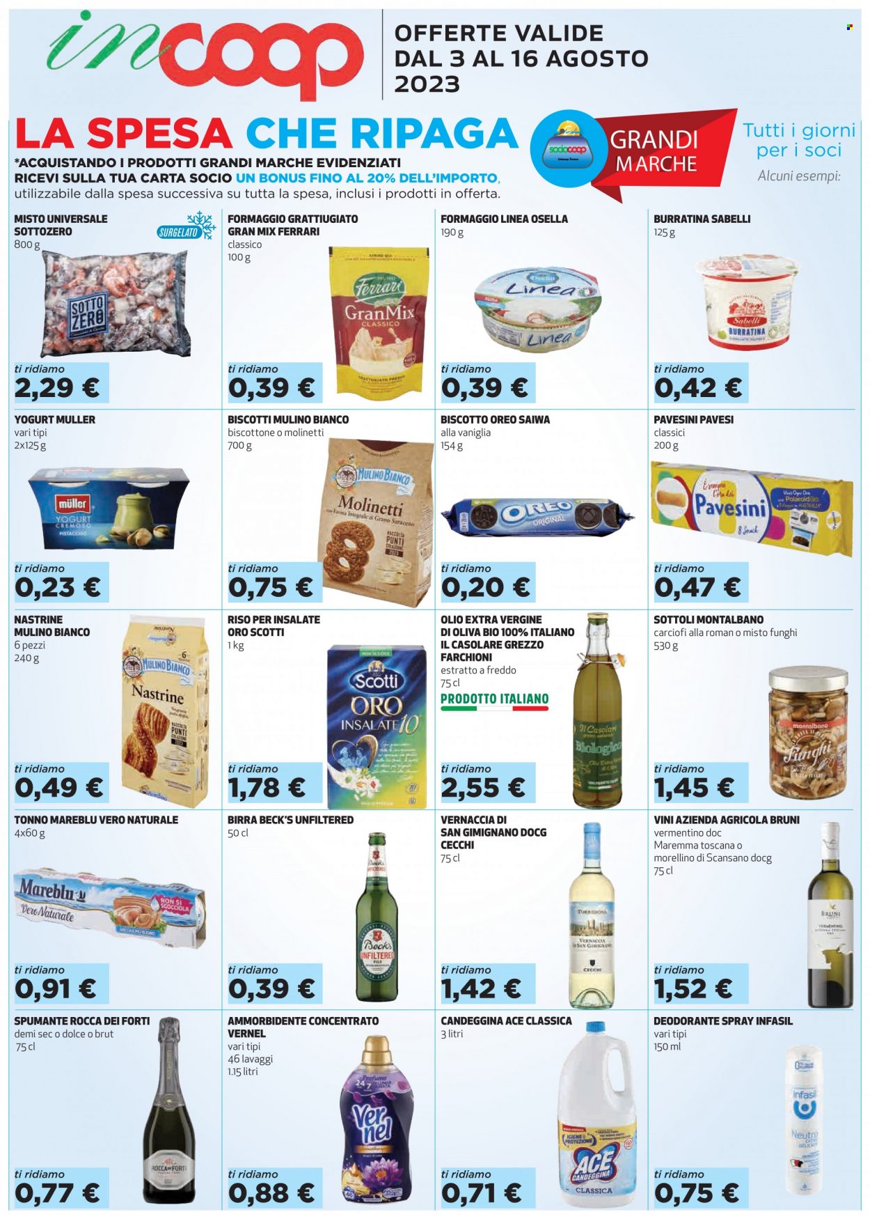 Leták Coop - 3.8.2023 - 16.8.2023. Strana 3