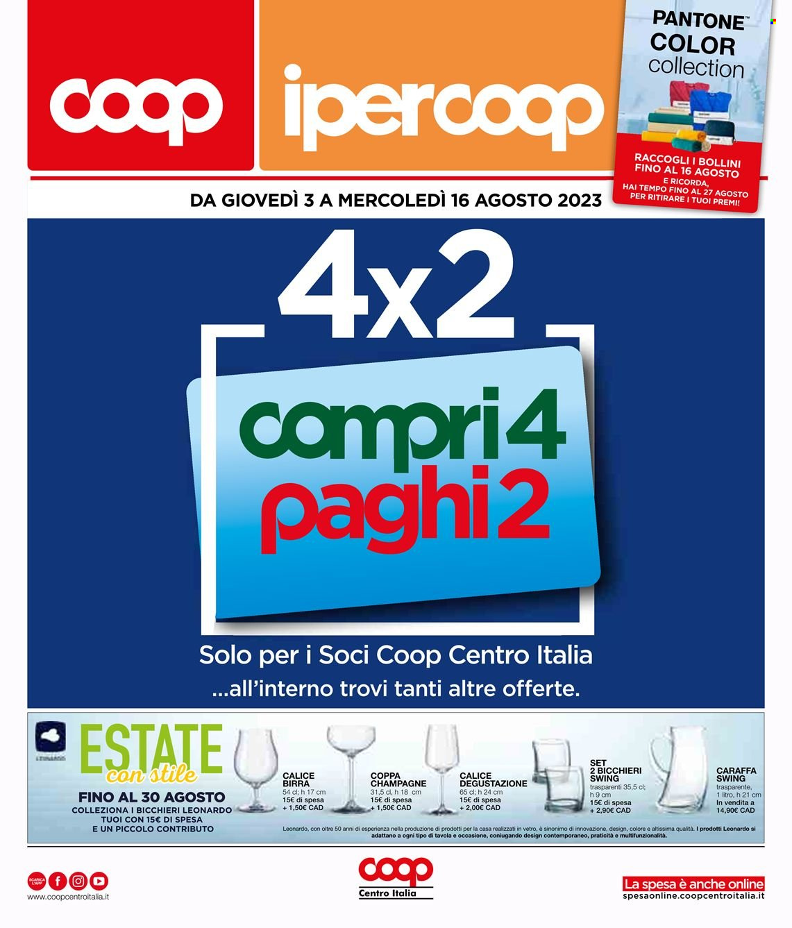 Leták Coop - 3.8.2023 - 16.8.2023. Strana 1