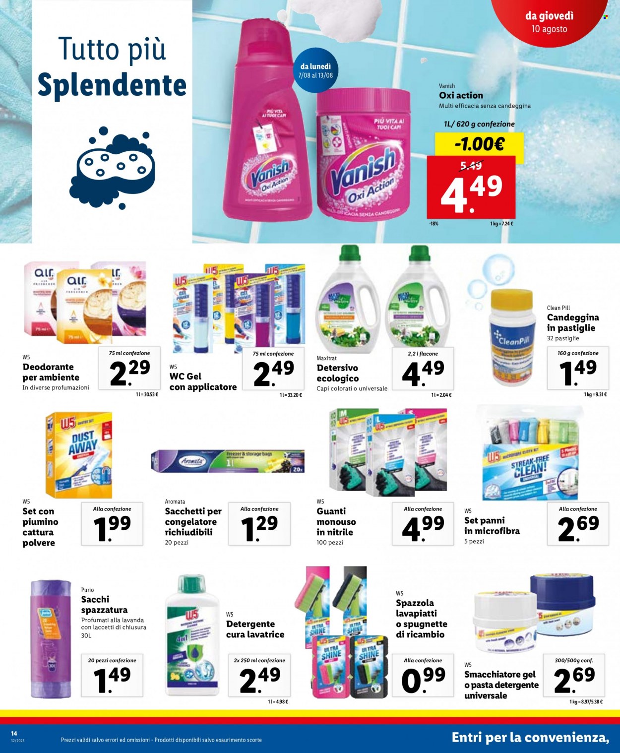 Volantino Lidl - 7/8/2023 - 13/8/2023. Pagina 14