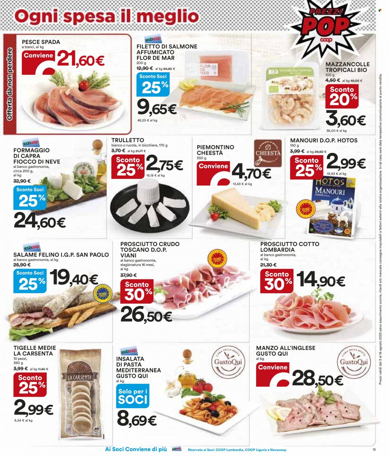 Volantino Coop - 3/8/2023 - 16/8/2023. Pagina 13