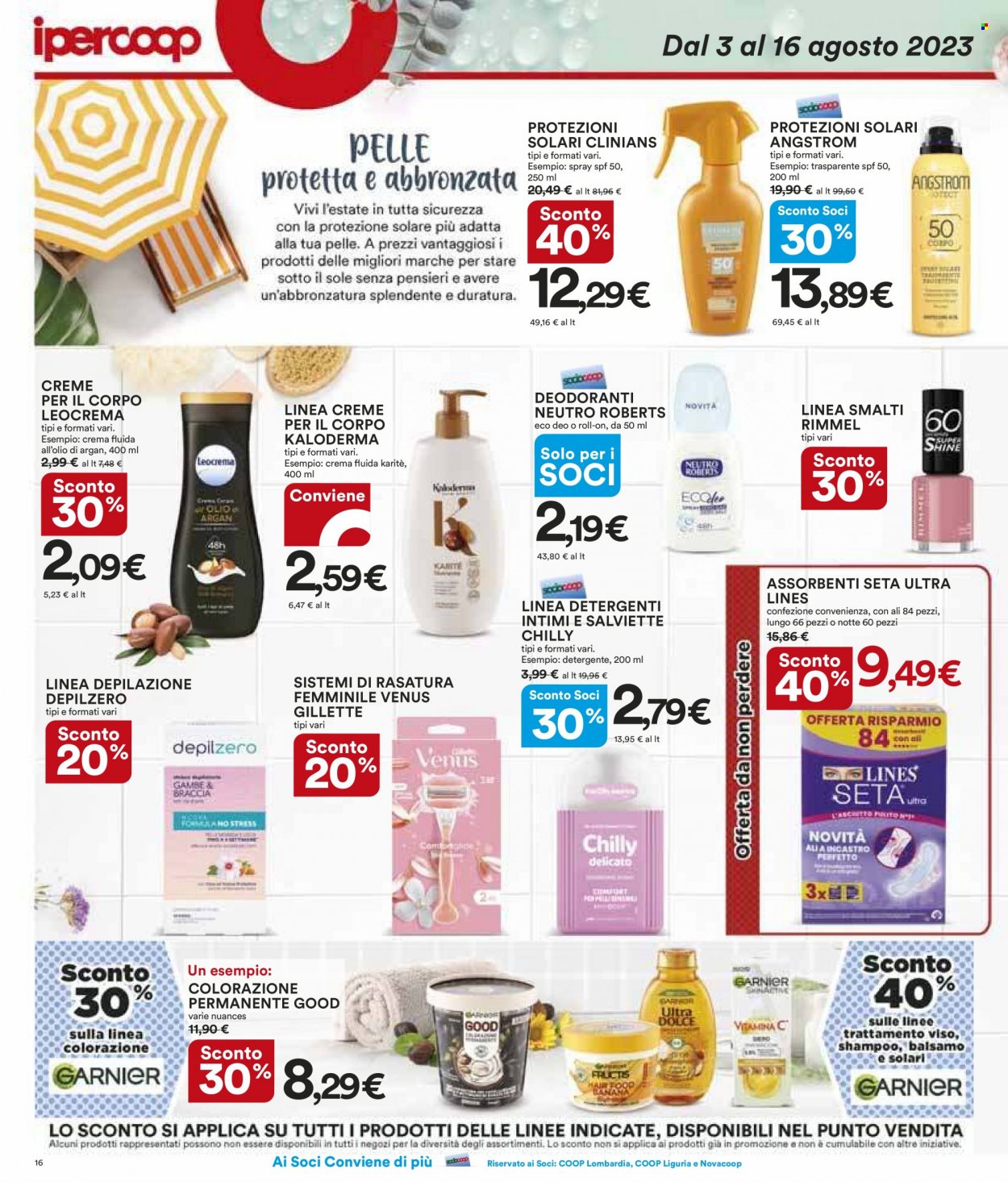Volantino Coop - 3/8/2023 - 16/8/2023. Pagina 16