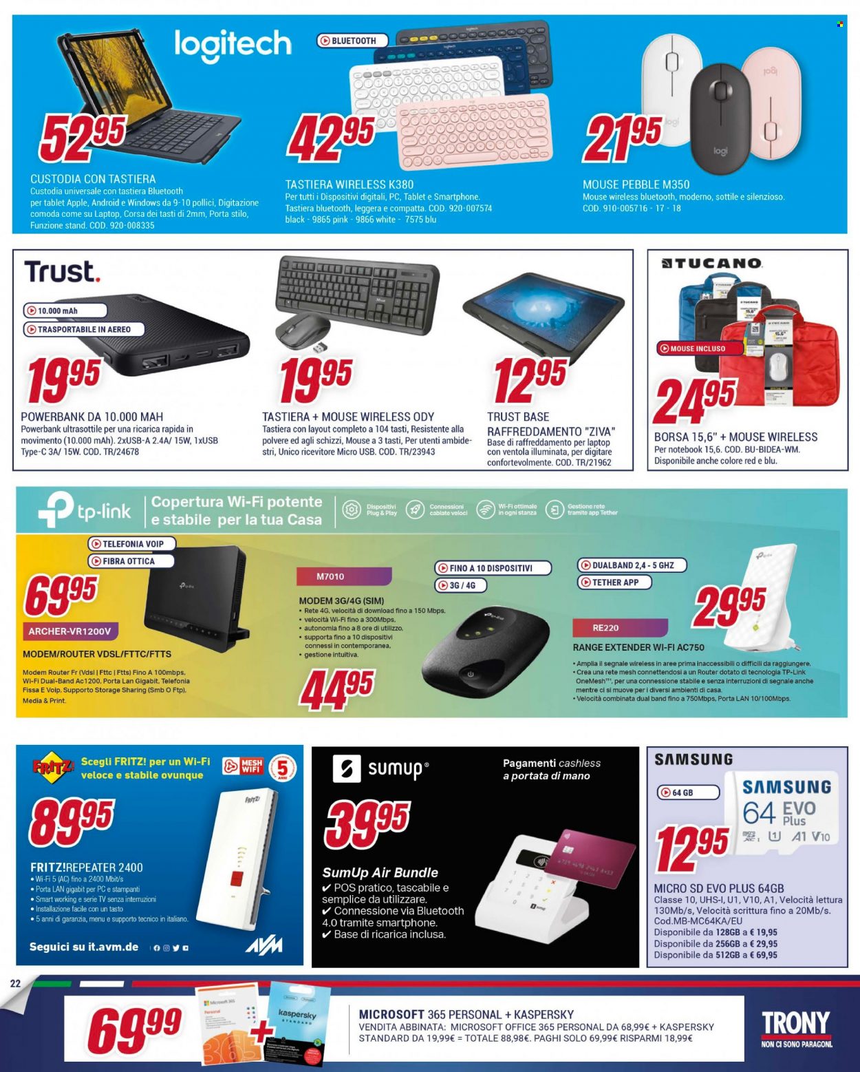 Volantino Trony - 3/8/2023 - 23/8/2023. Pagina 22