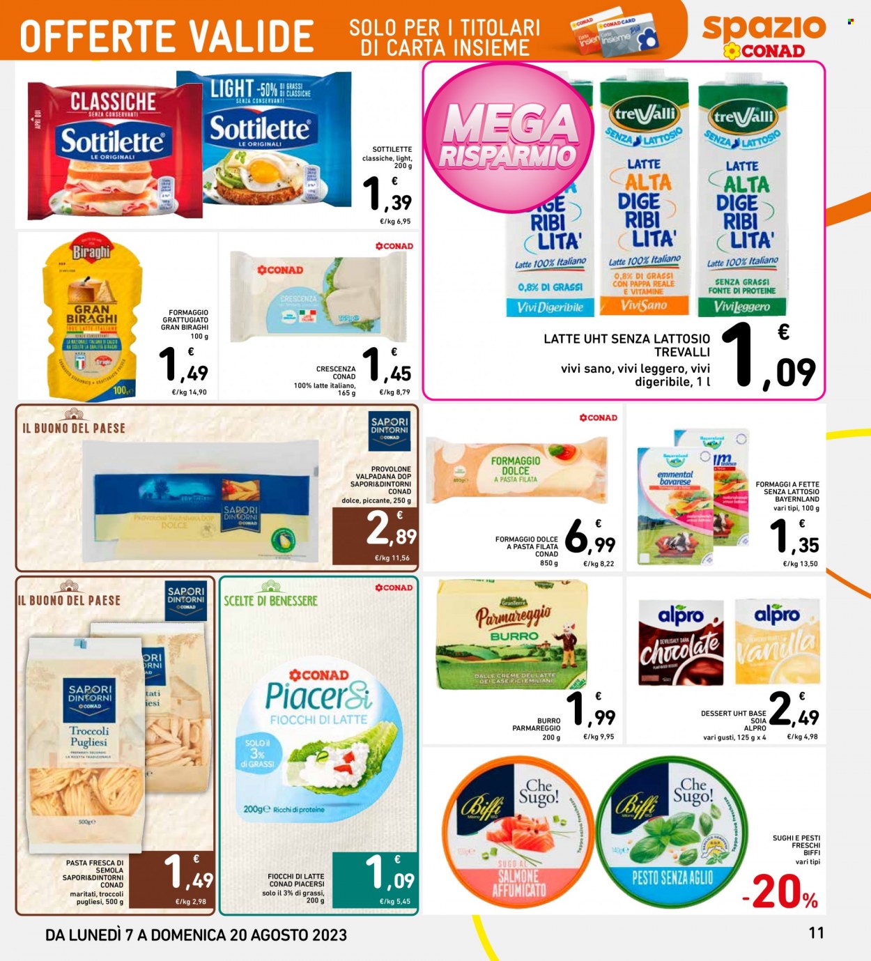 Volantino Spazio Conad - 7/8/2023 - 20/8/2023. Pagina 11