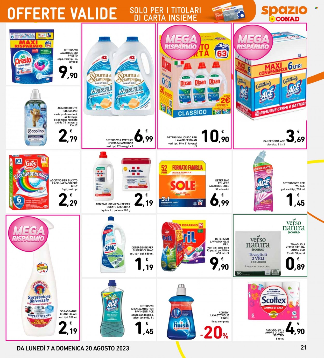 Volantino Spazio Conad - 7/8/2023 - 20/8/2023. Pagina 21