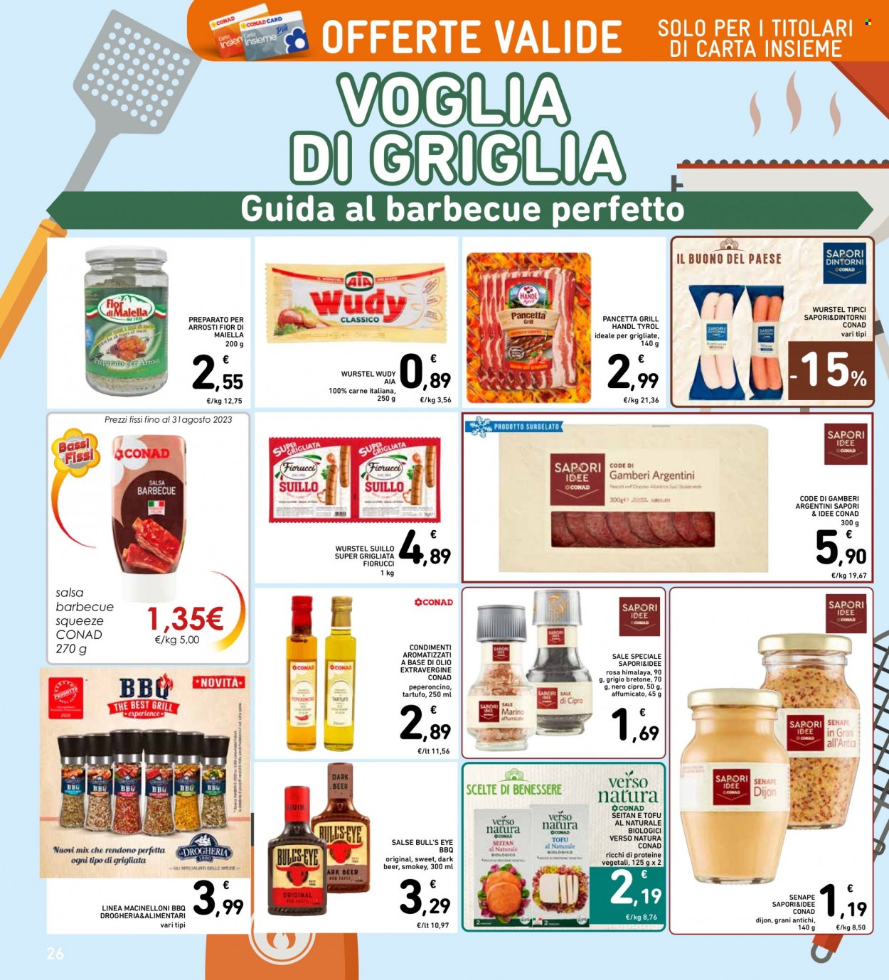 Volantino Spazio Conad - 7/8/2023 - 20/8/2023. Pagina 26
