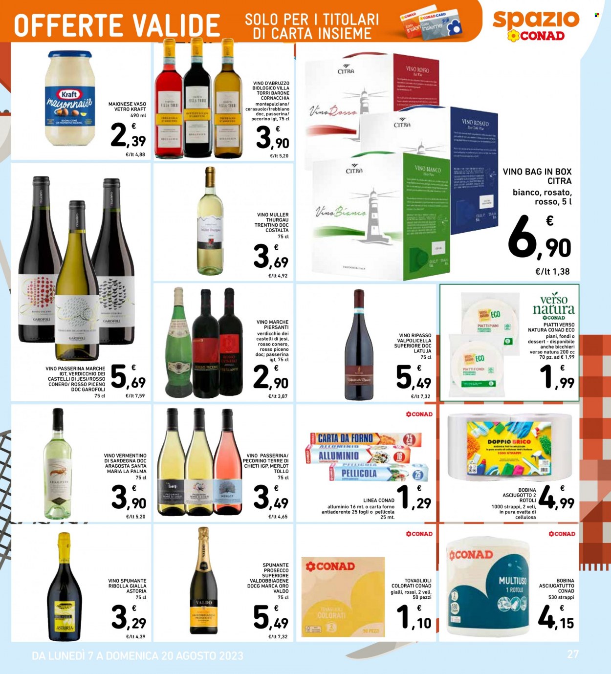 Volantino Spazio Conad - 7/8/2023 - 20/8/2023. Pagina 27