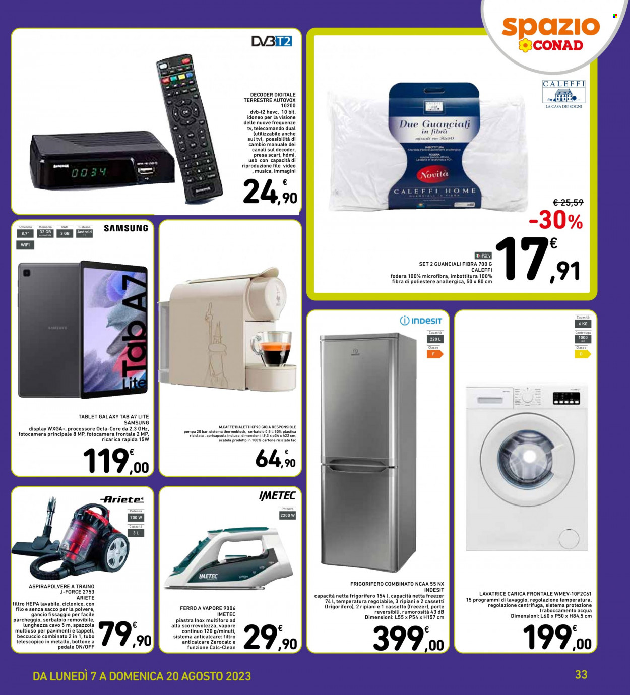 Volantino Spazio Conad - 7/8/2023 - 20/8/2023. Pagina 33