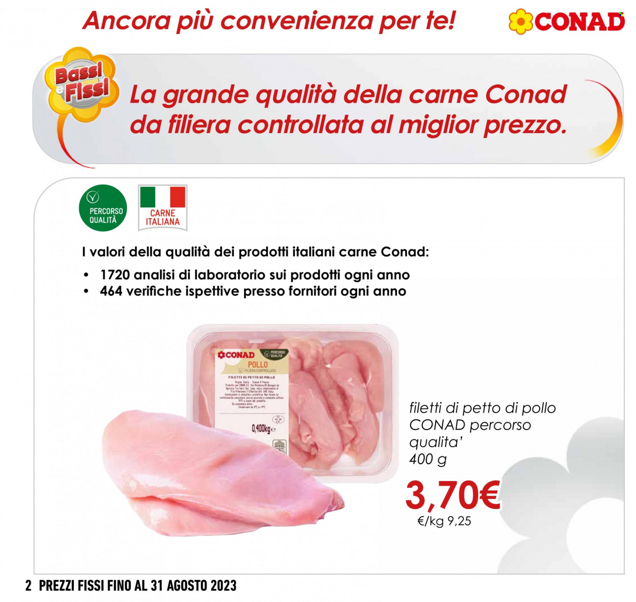 Leták Conad - 1.8.2023 - 31.8.2023. Strana 2