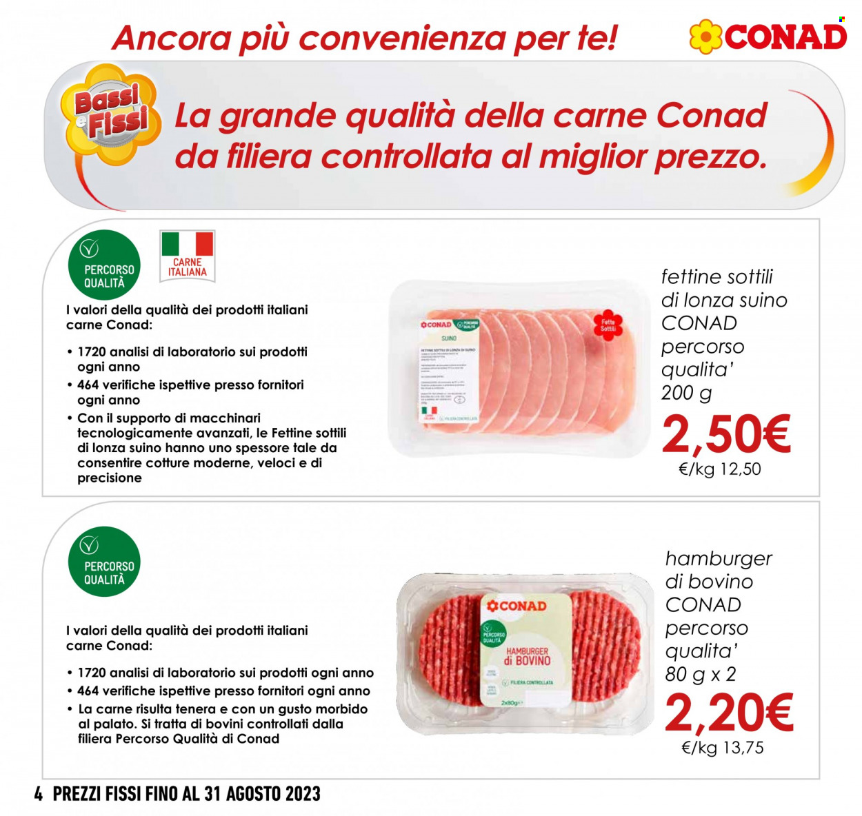 Volantino Conad - 1/8/2023 - 31/8/2023. Pagina 4