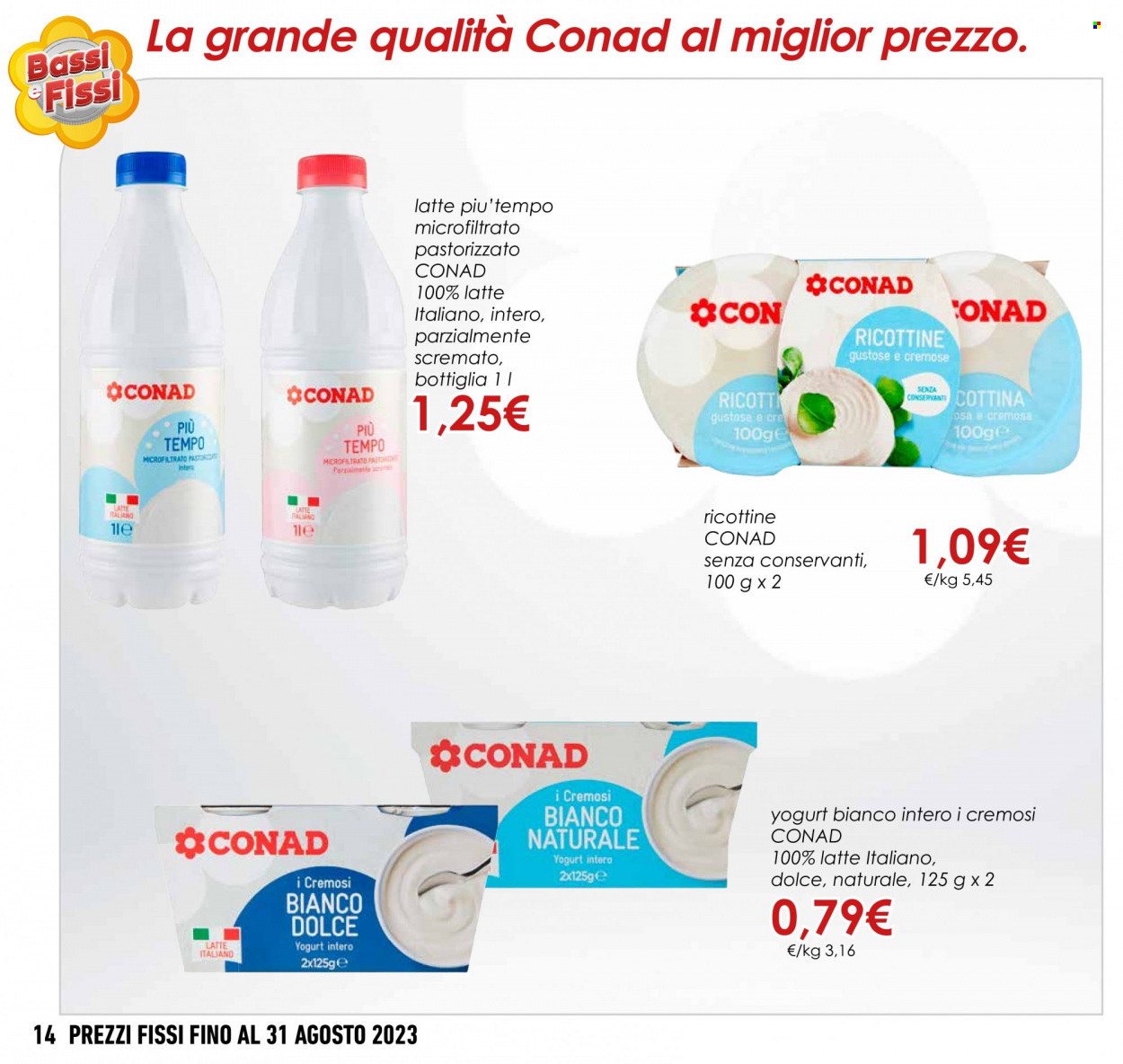 Volantino Conad - 1/8/2023 - 31/8/2023. Pagina 14