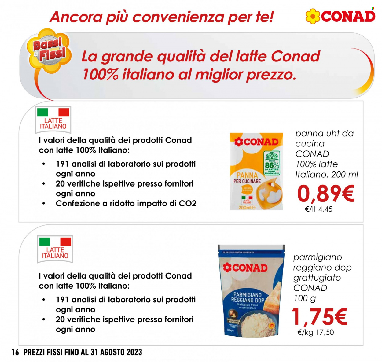 Leták Conad - 1.8.2023 - 31.8.2023. Strana 16
