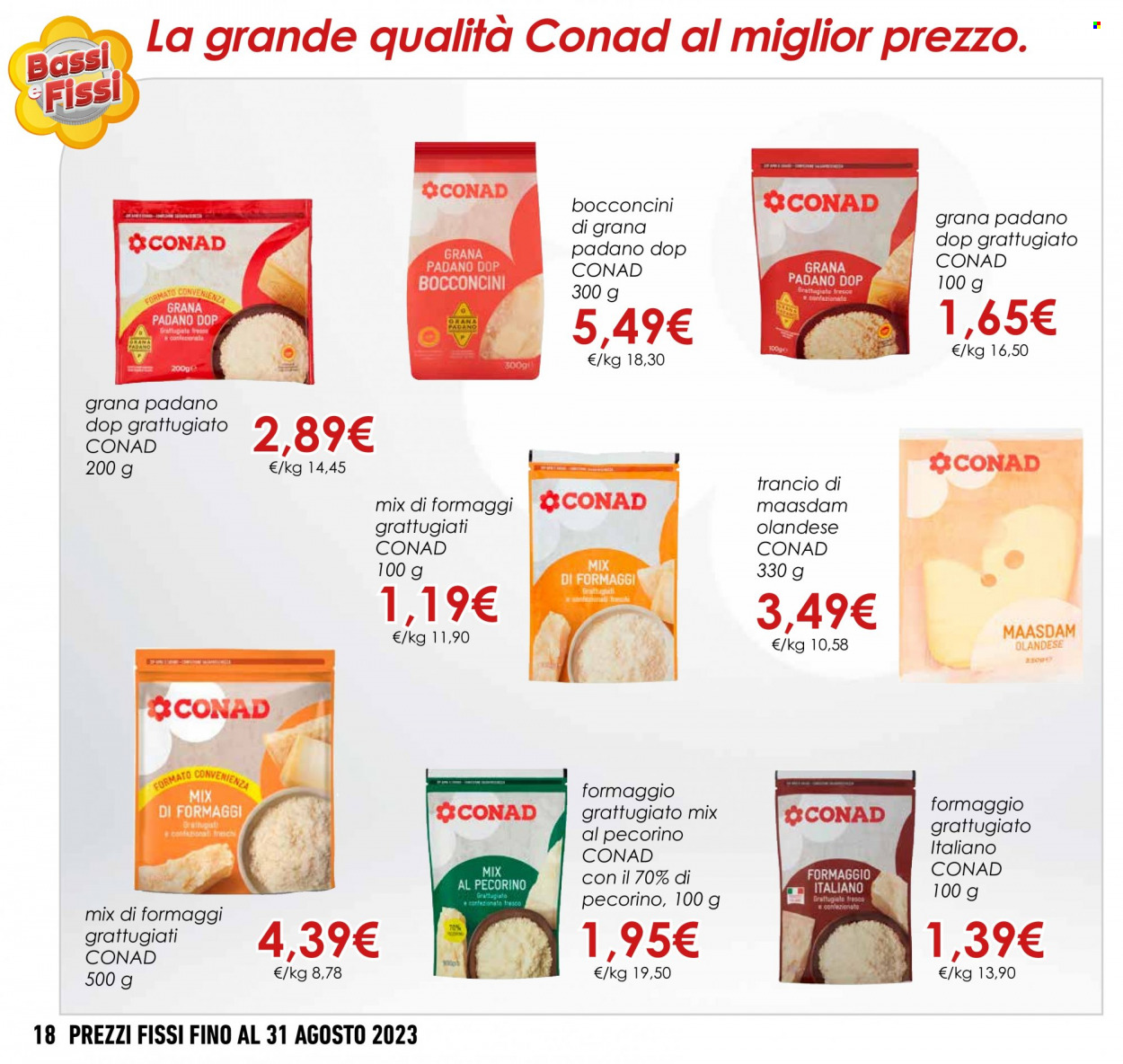 Volantino Conad - 1/8/2023 - 31/8/2023. Pagina 18