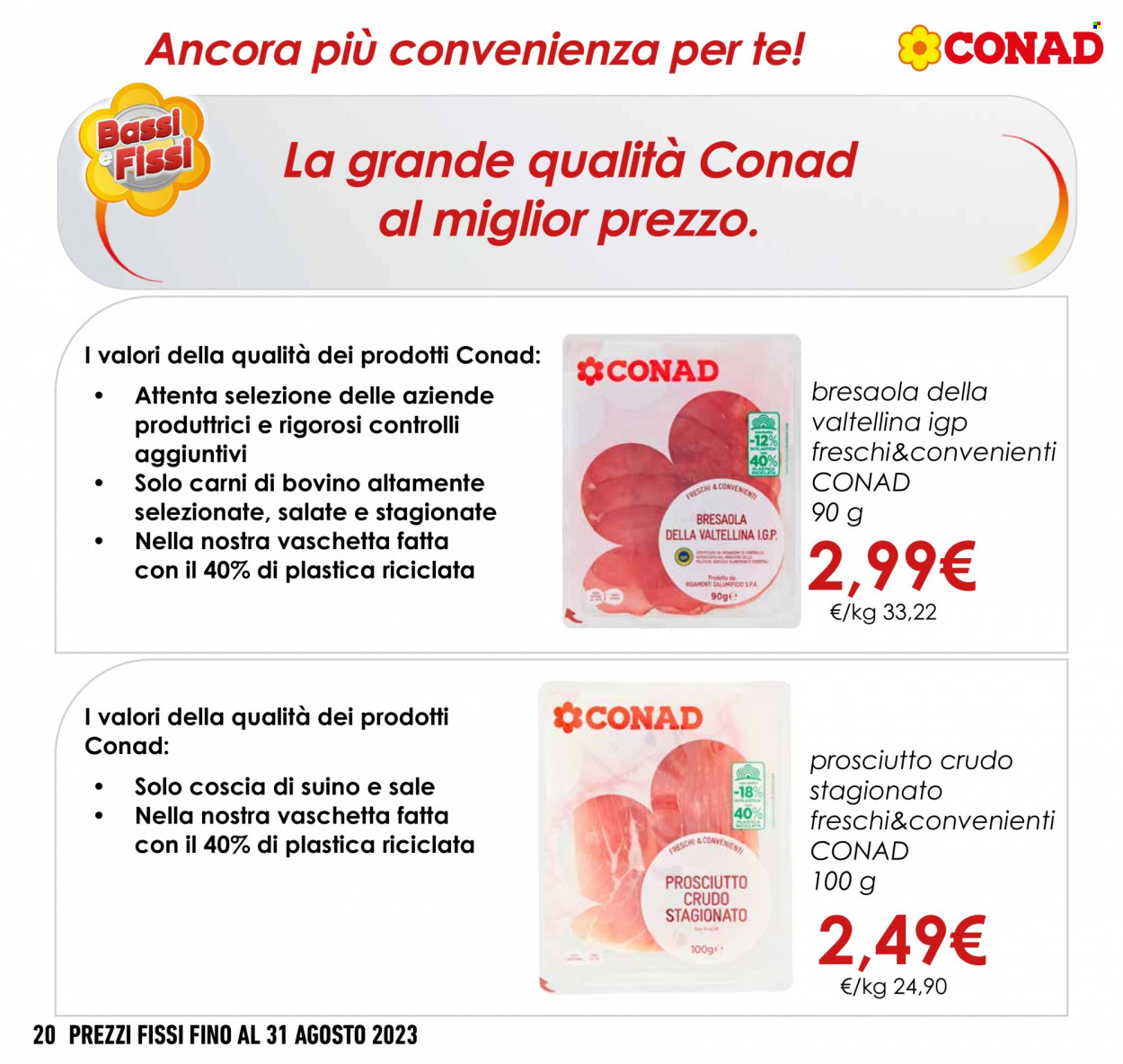 Leták Conad - 1.8.2023 - 31.8.2023. Strana 20