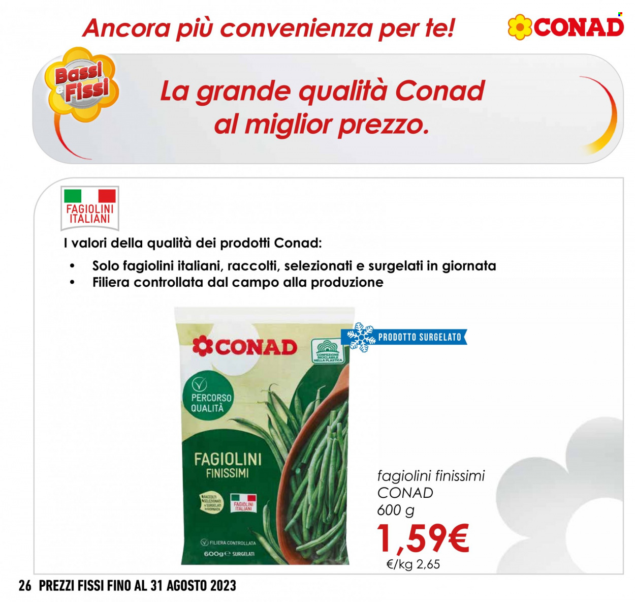 Leták Conad - 1.8.2023 - 31.8.2023. Strana 26