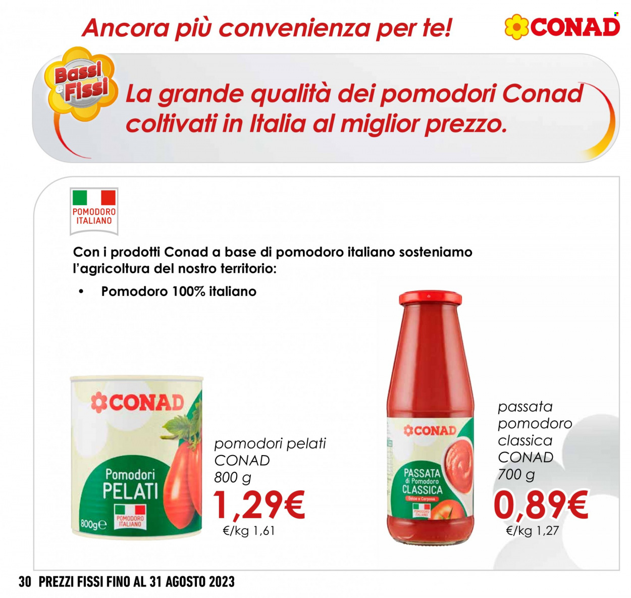 Leták Conad - 1.8.2023 - 31.8.2023. Strana 30