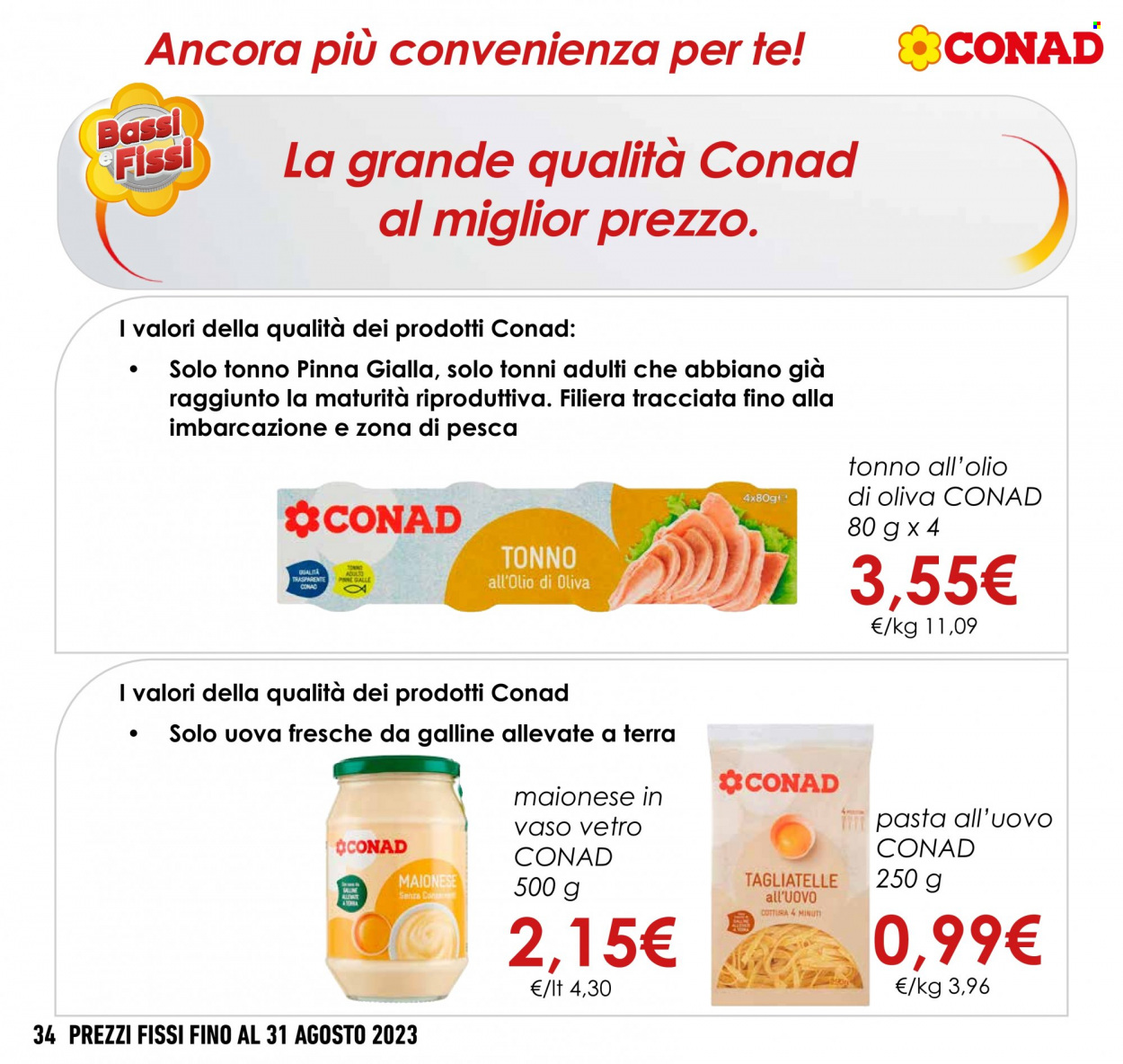 Volantino Conad - 1/8/2023 - 31/8/2023. Pagina 34