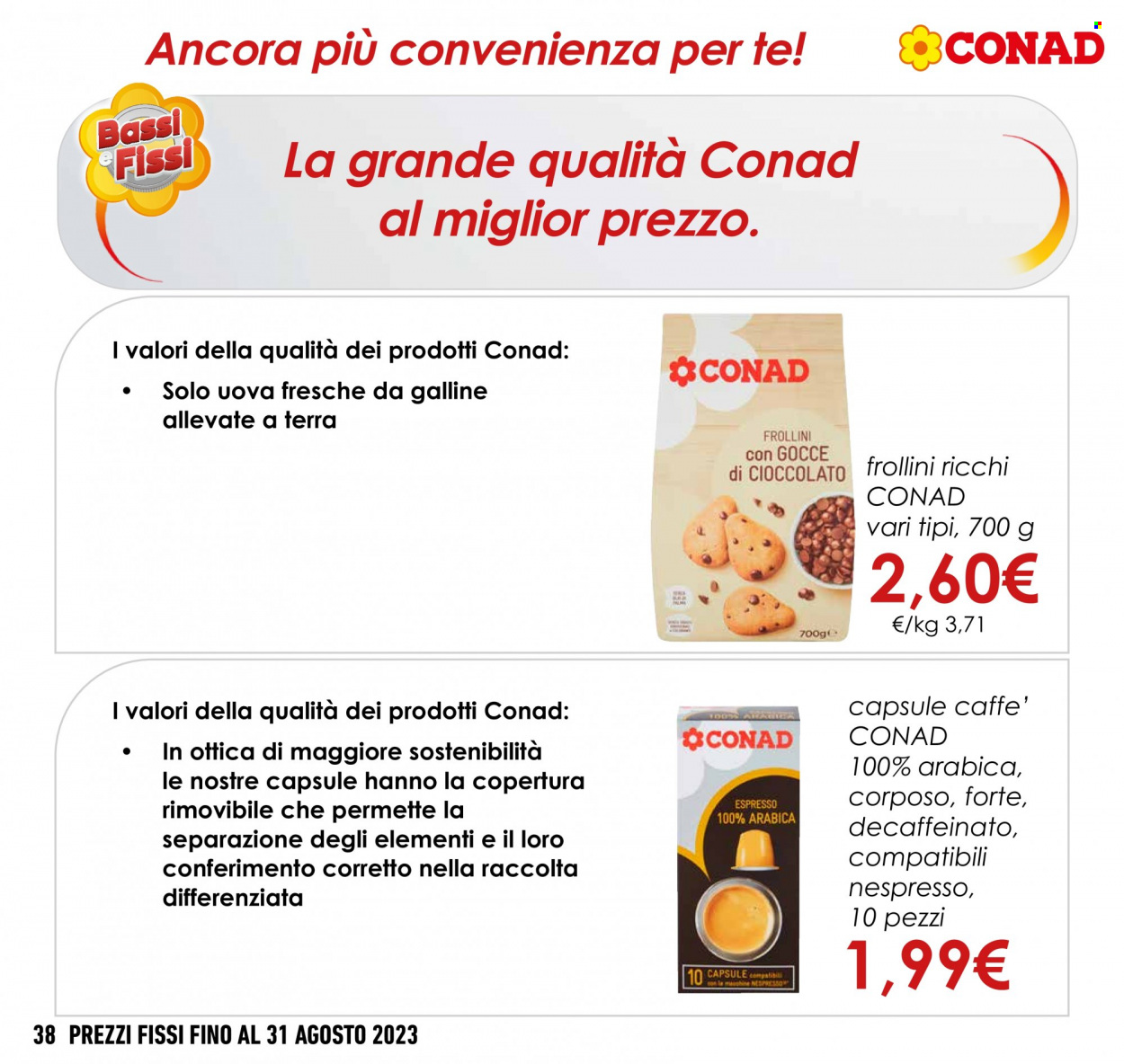 Leták Conad - 1.8.2023 - 31.8.2023. Strana 38