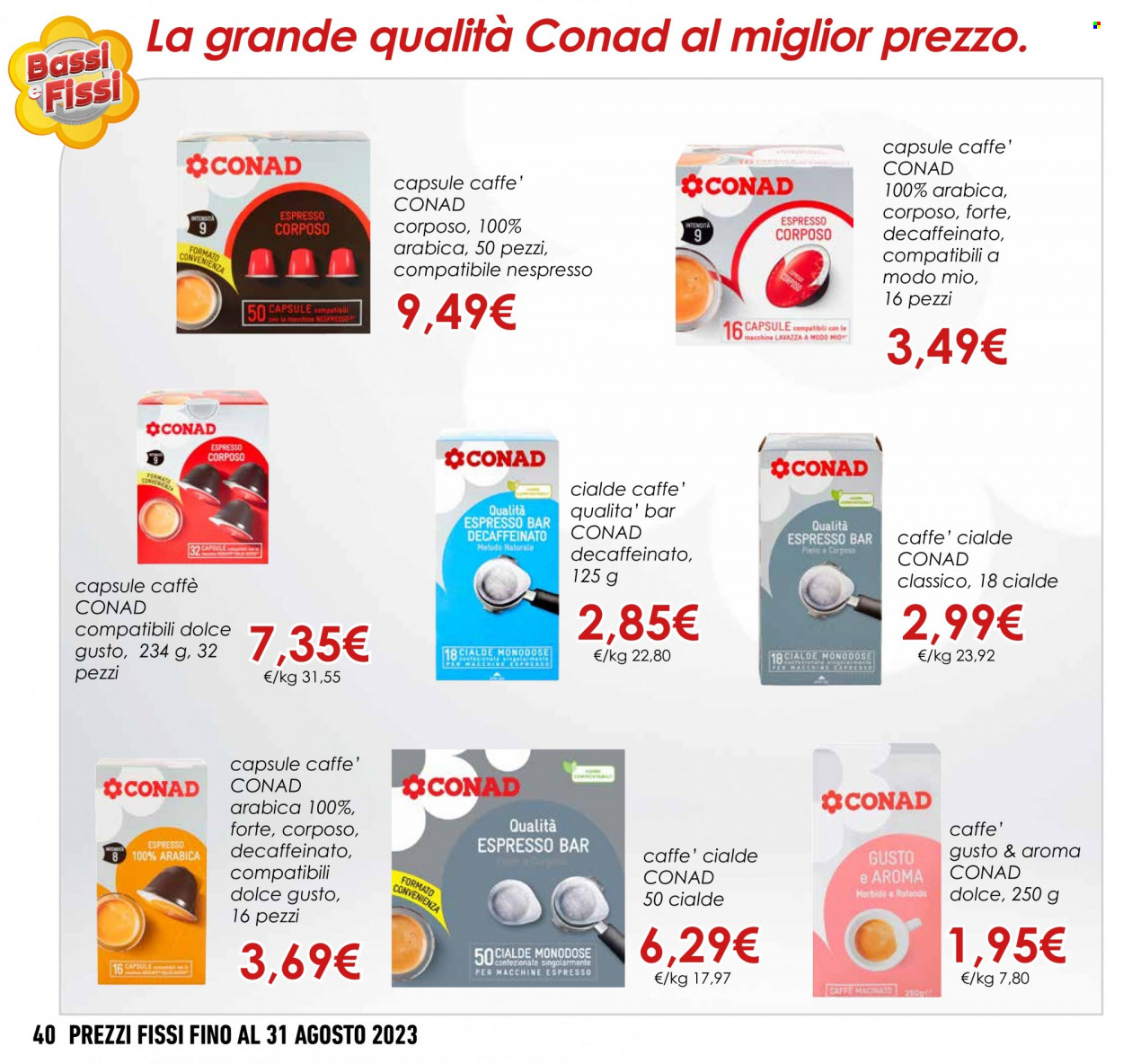 Volantino Conad - 1/8/2023 - 31/8/2023. Pagina 40