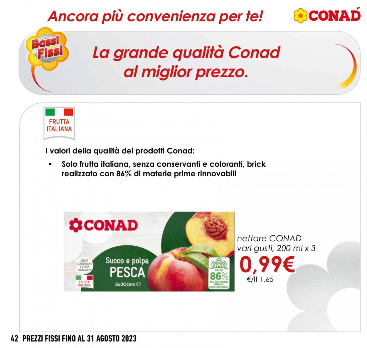 Volantino Conad - 1/8/2023 - 31/8/2023. Pagina 42