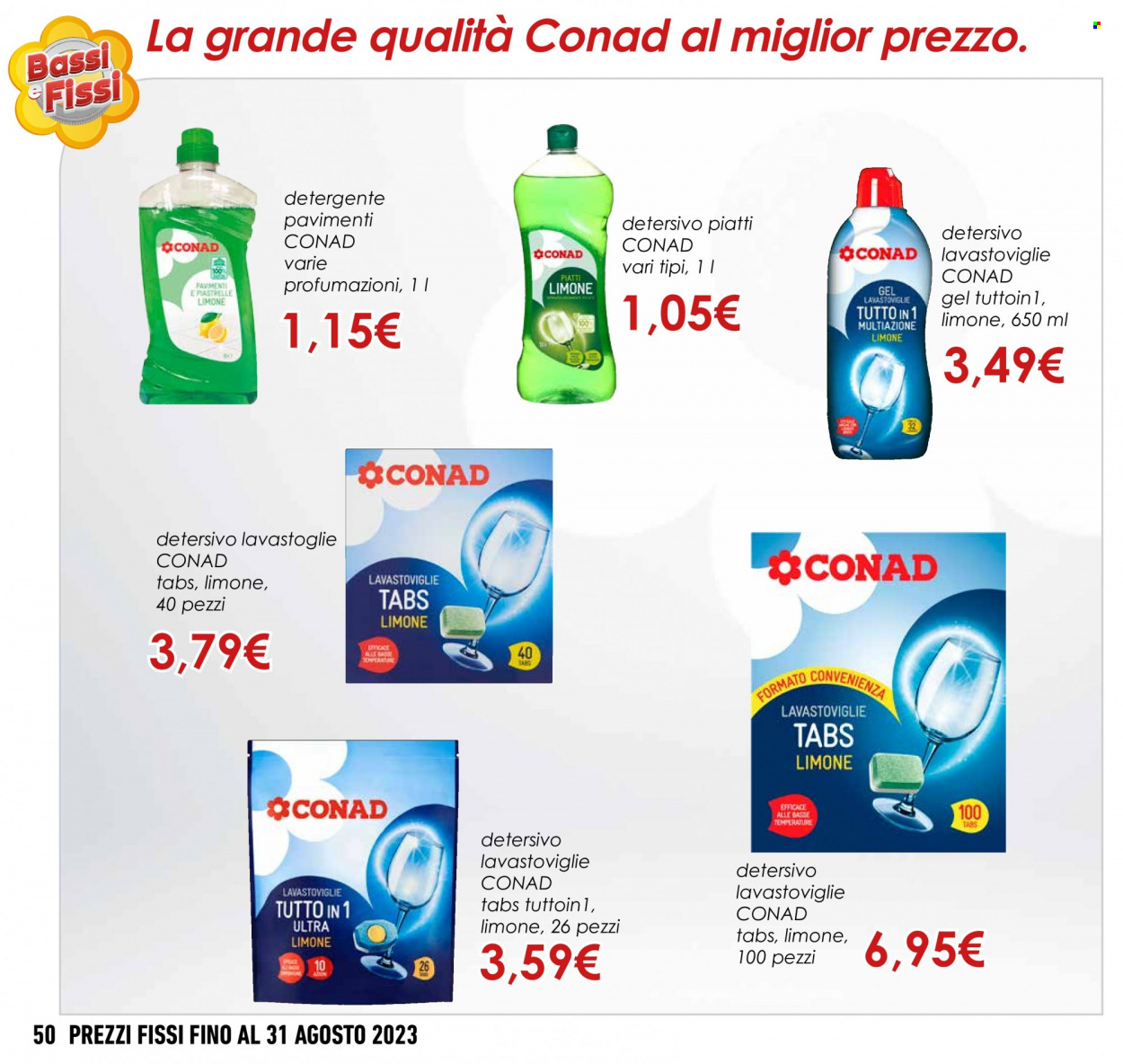 Leták Conad - 1.8.2023 - 31.8.2023. Strana 50