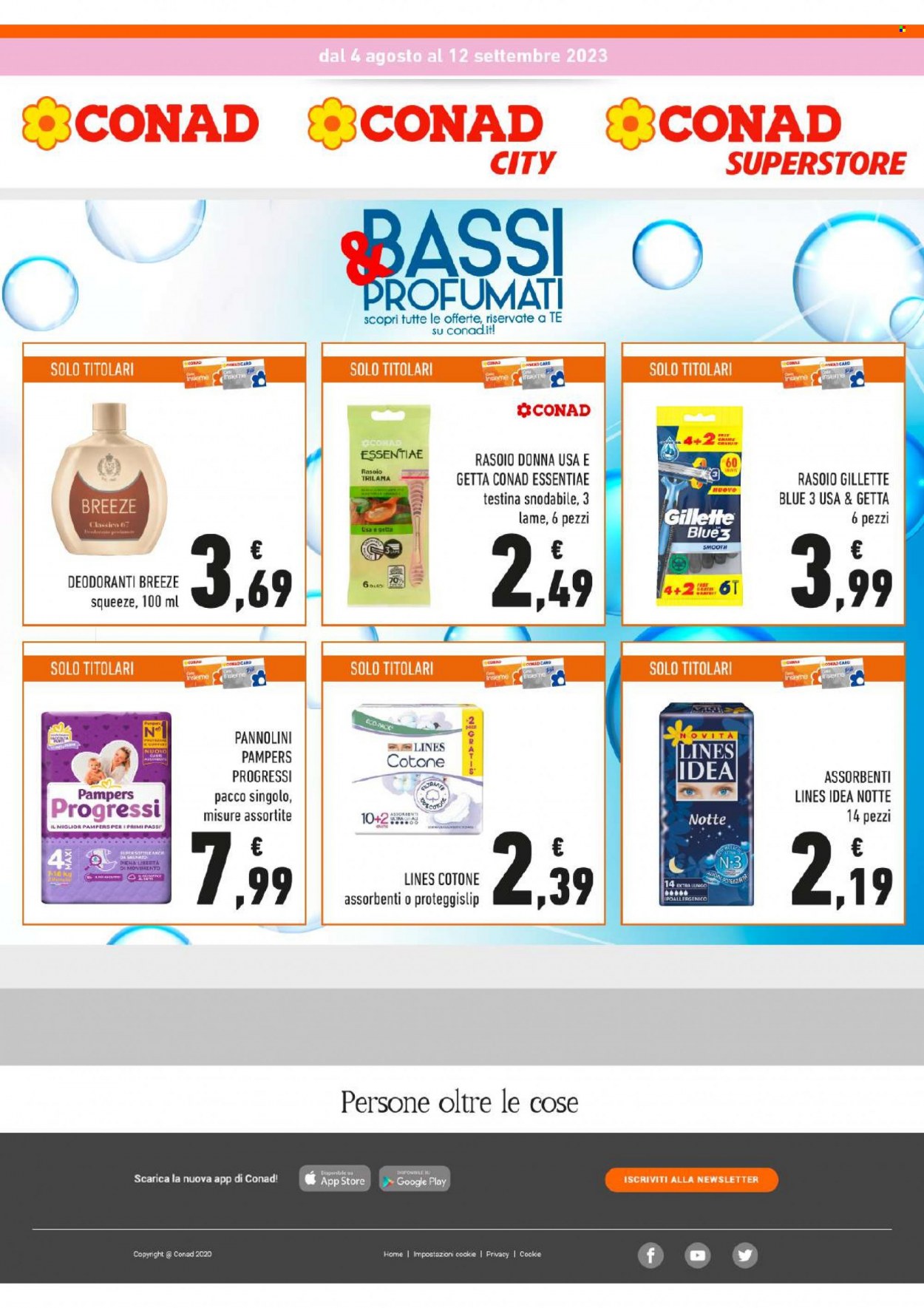 Leták Conad - 4.8.2023 - 12.9.2023. Strana 2