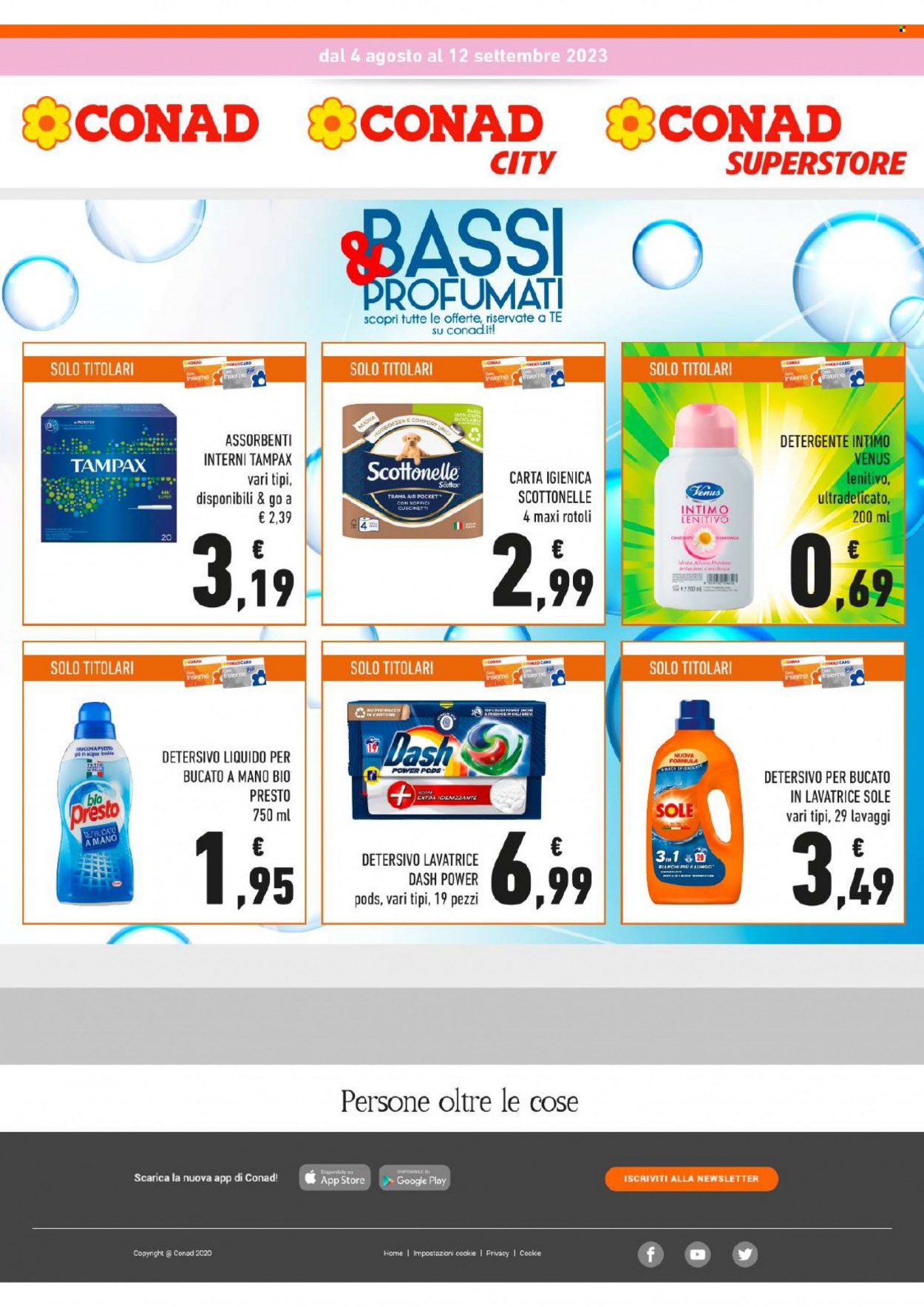 Volantino Conad - 4/8/2023 - 12/9/2023. Pagina 3