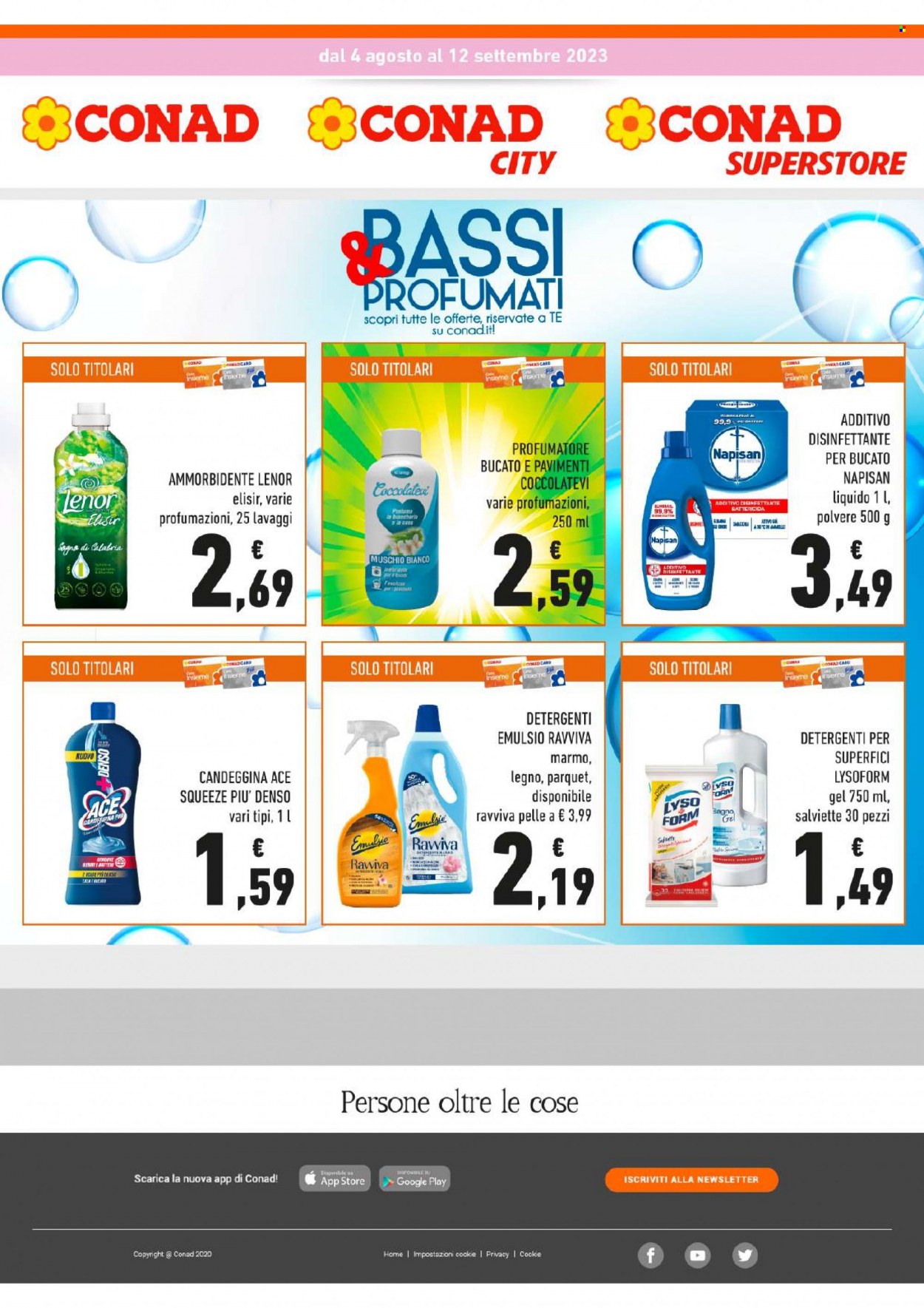 Volantino Conad - 4/8/2023 - 12/9/2023. Pagina 4