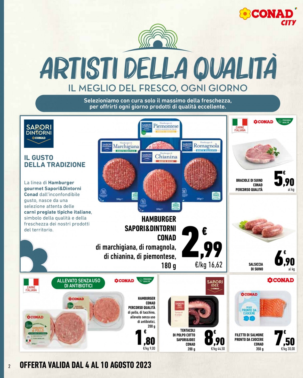 Volantino Conad City - 4/8/2023 - 10/8/2023. Pagina 2