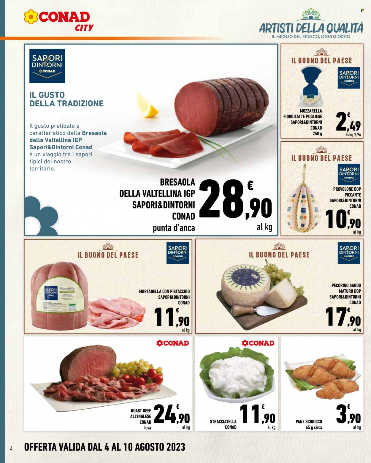 Volantino Conad City - 4/8/2023 - 10/8/2023. Pagina 4