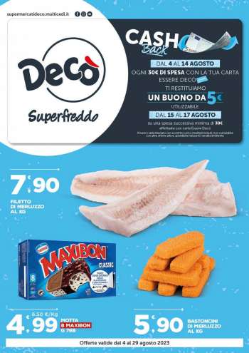 Volantino Deco - 4/8/2023 - 29/8/2023.