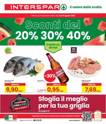Volantino Interspar - 3/8/2023 - 16/8/2023.