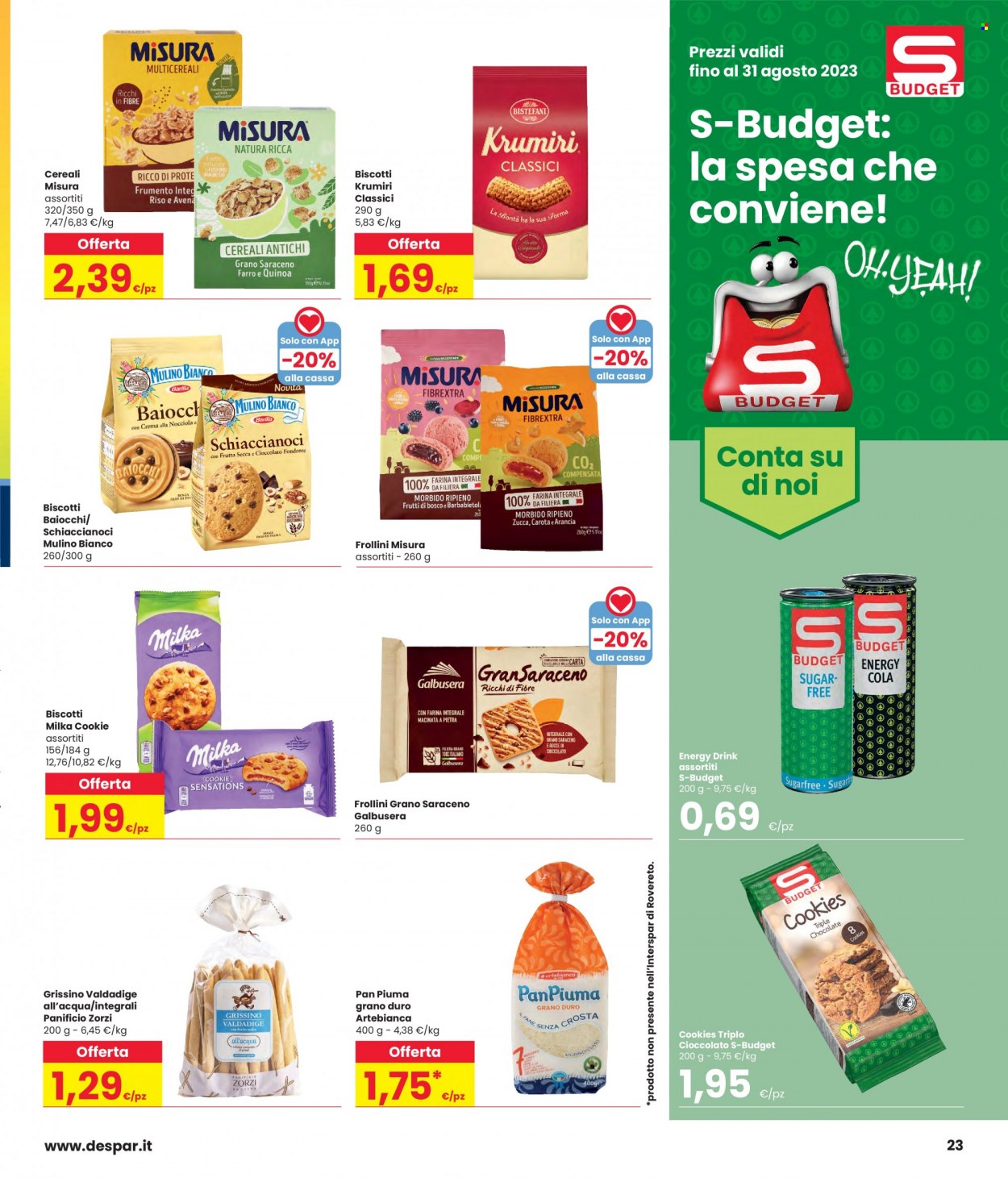 Volantino Interspar - 3/8/2023 - 16/8/2023. Pagina 23