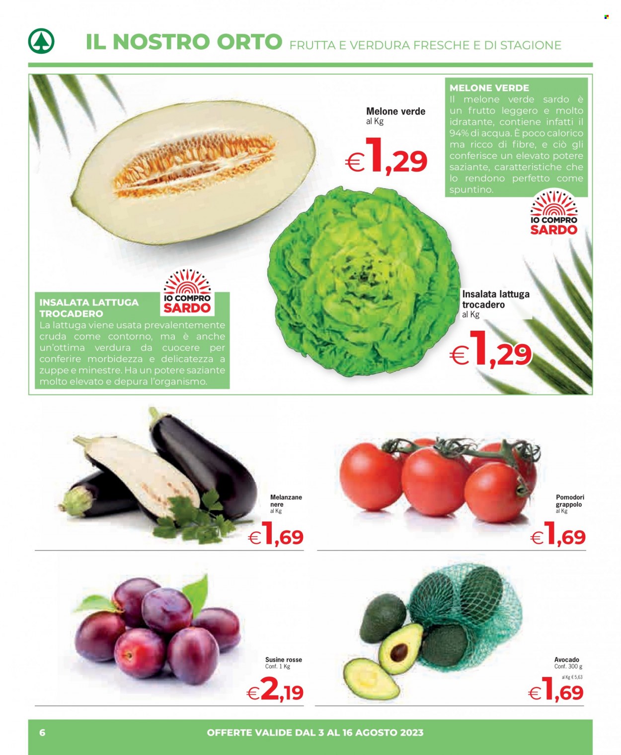 Volantino Eurospar - 3/8/2023 - 16/8/2023. Pagina 6