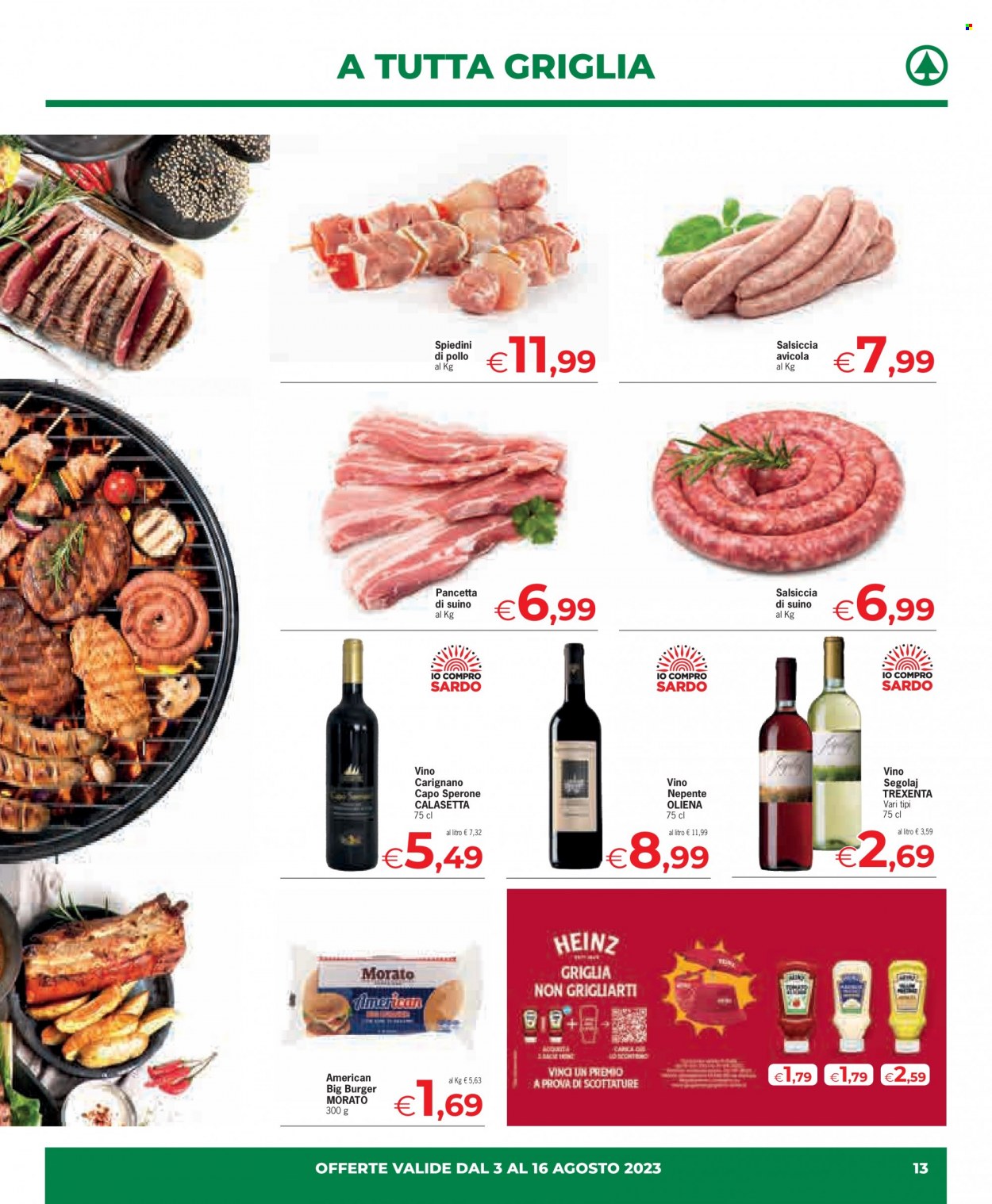 Volantino Eurospar - 3/8/2023 - 16/8/2023. Pagina 13
