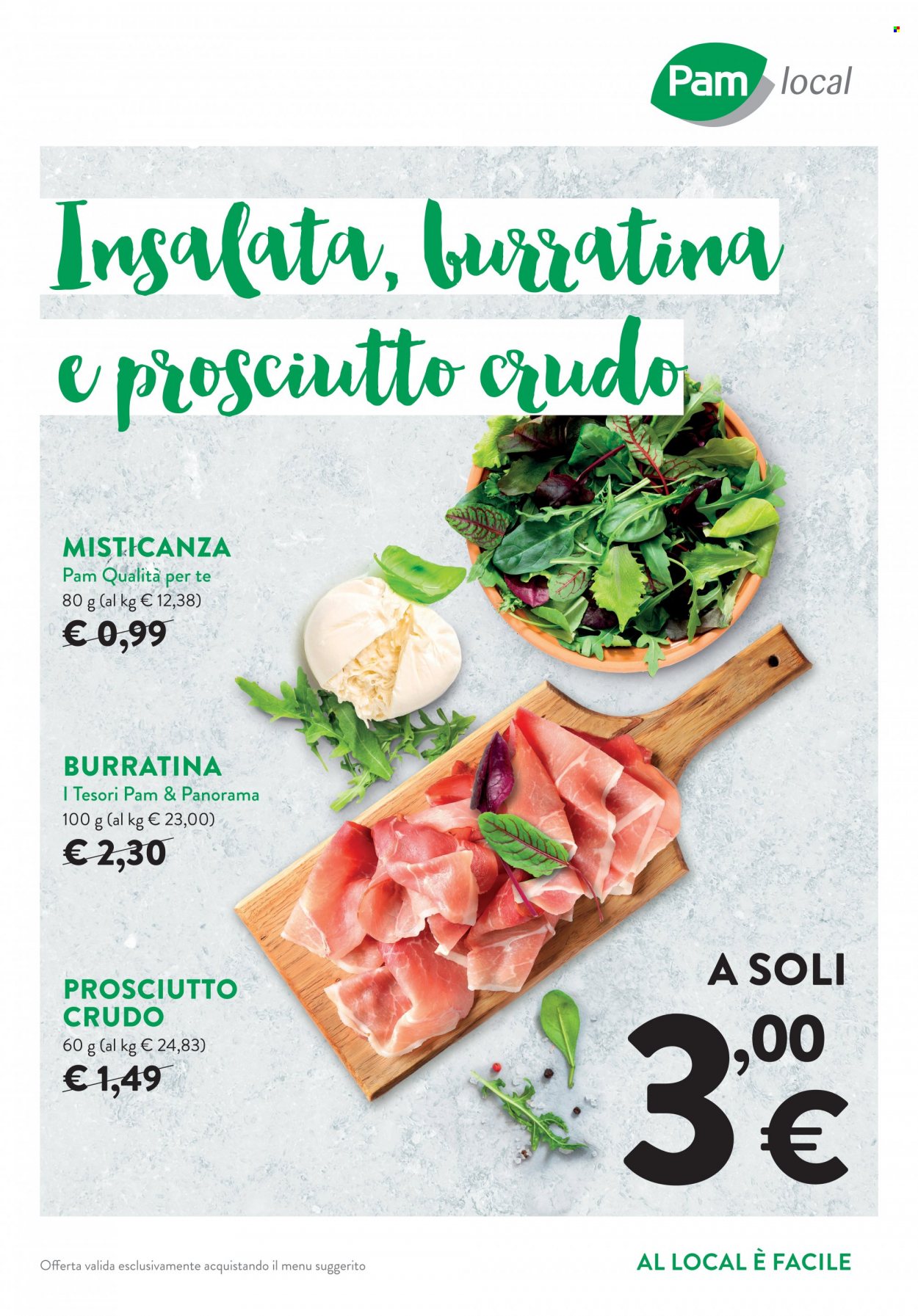 Volantino Pam local. Pagina 1