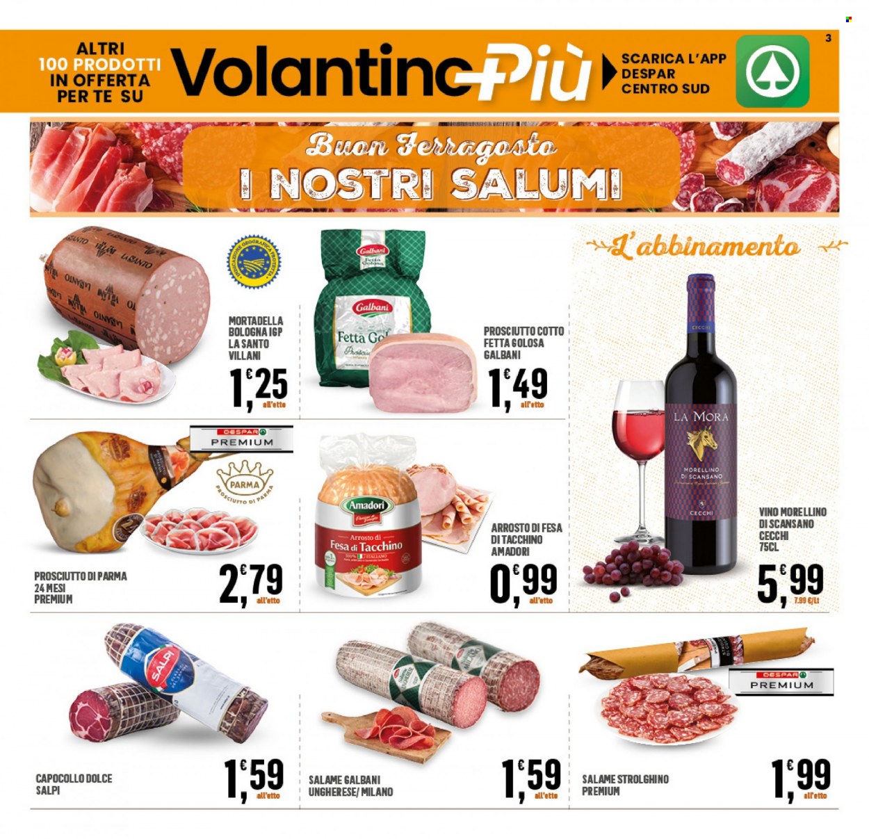 Volantino Eurospar - 7/8/2023 - 17/8/2023. Pagina 3