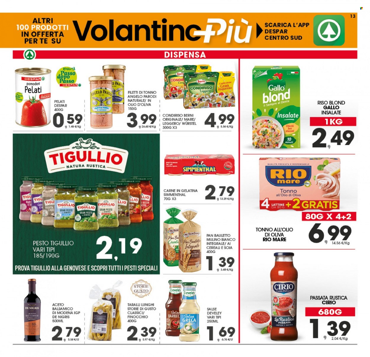 Volantino Eurospar - 7/8/2023 - 17/8/2023. Pagina 13