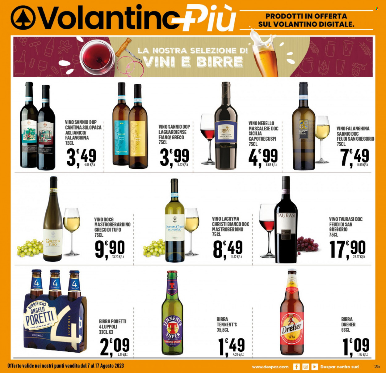 Volantino Eurospar - 7/8/2023 - 17/8/2023. Pagina 25