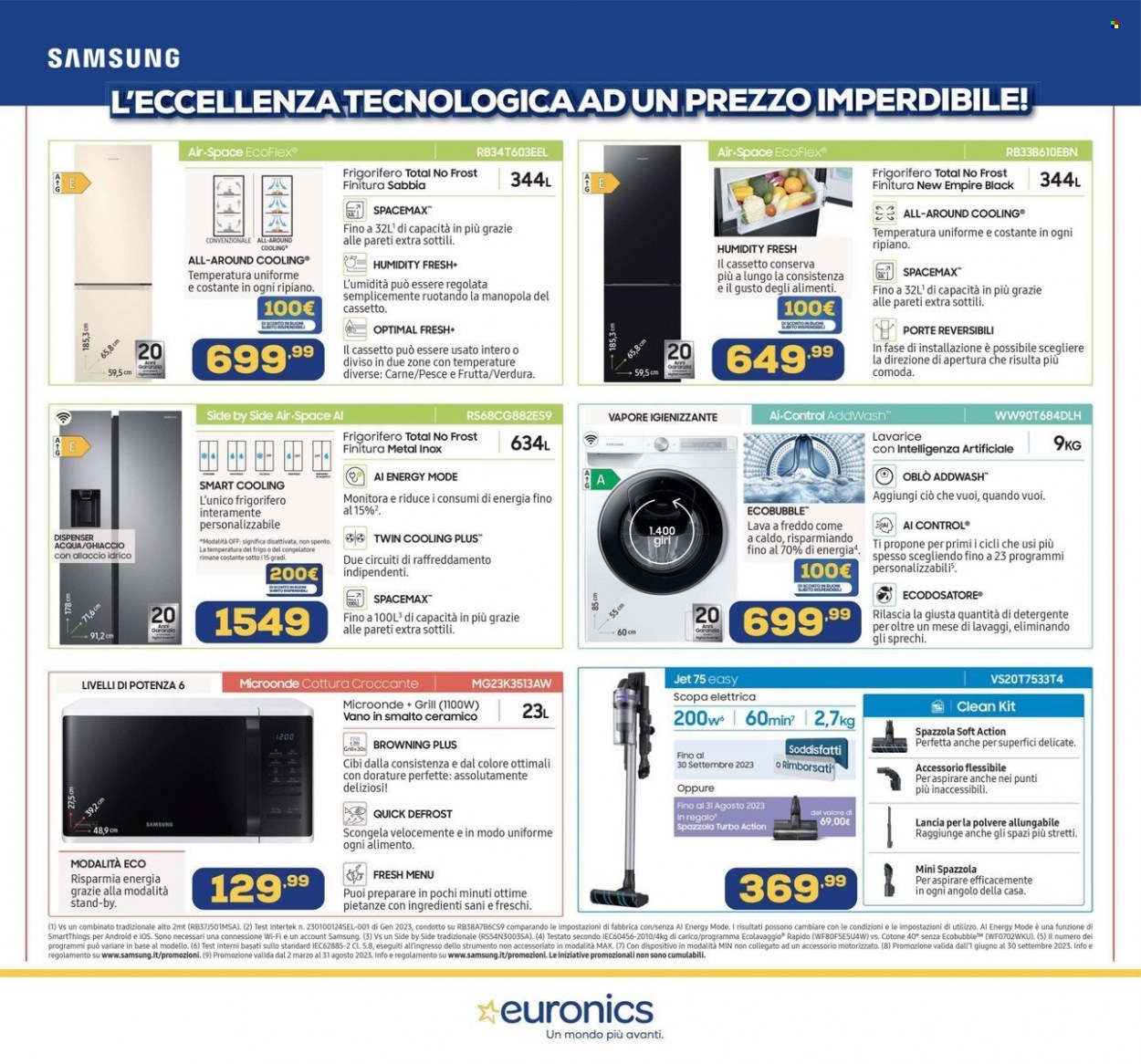 Volantino Euronics - 7/8/2023 - 23/8/2023. Pagina 14