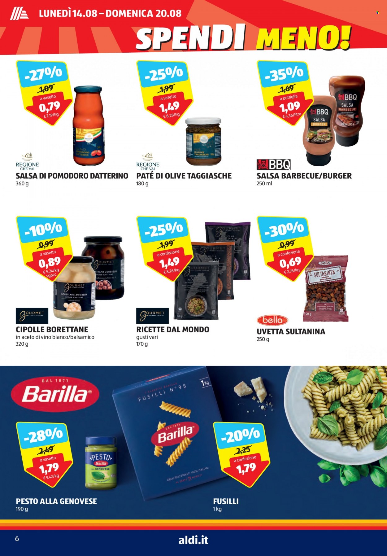 Volantino Aldi - 14/8/2023 - 20/8/2023. Pagina 6