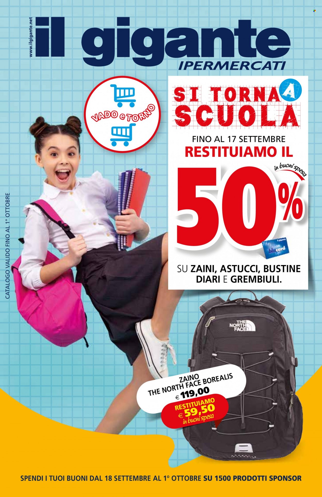 Volantino Il Gigante - 7/8/2023 - 1/10/2023. Pagina 1