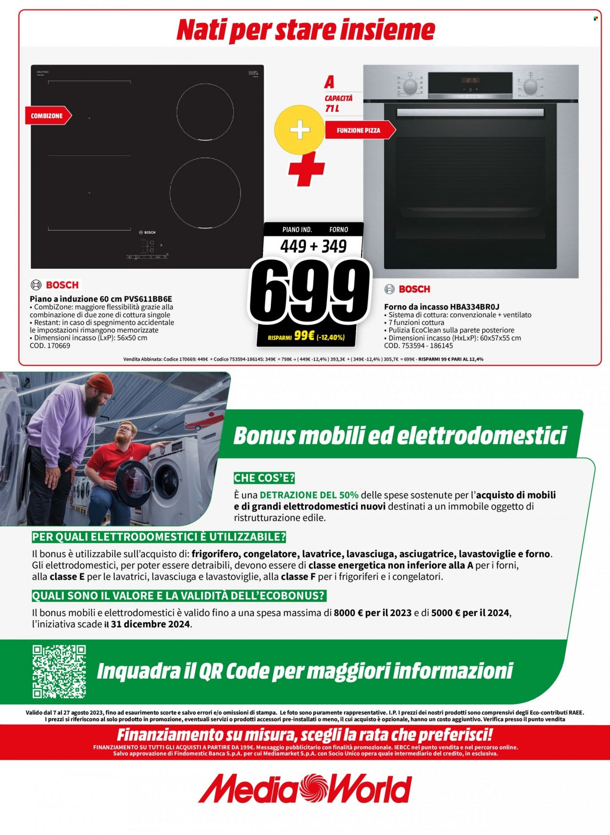 Volantino MediaWorld - 7/8/2023 - 27/8/2023. Pagina 12