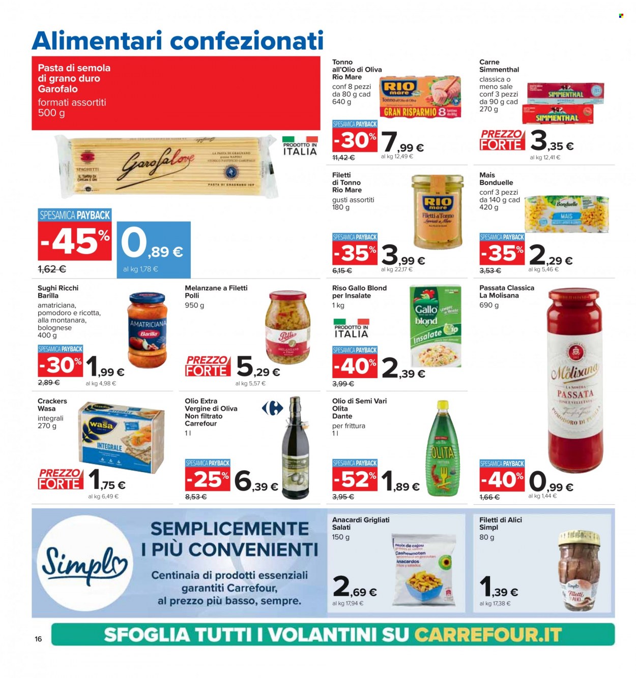 Volantino Carrefour - 10/8/2023 - 20/8/2023. Pagina 16
