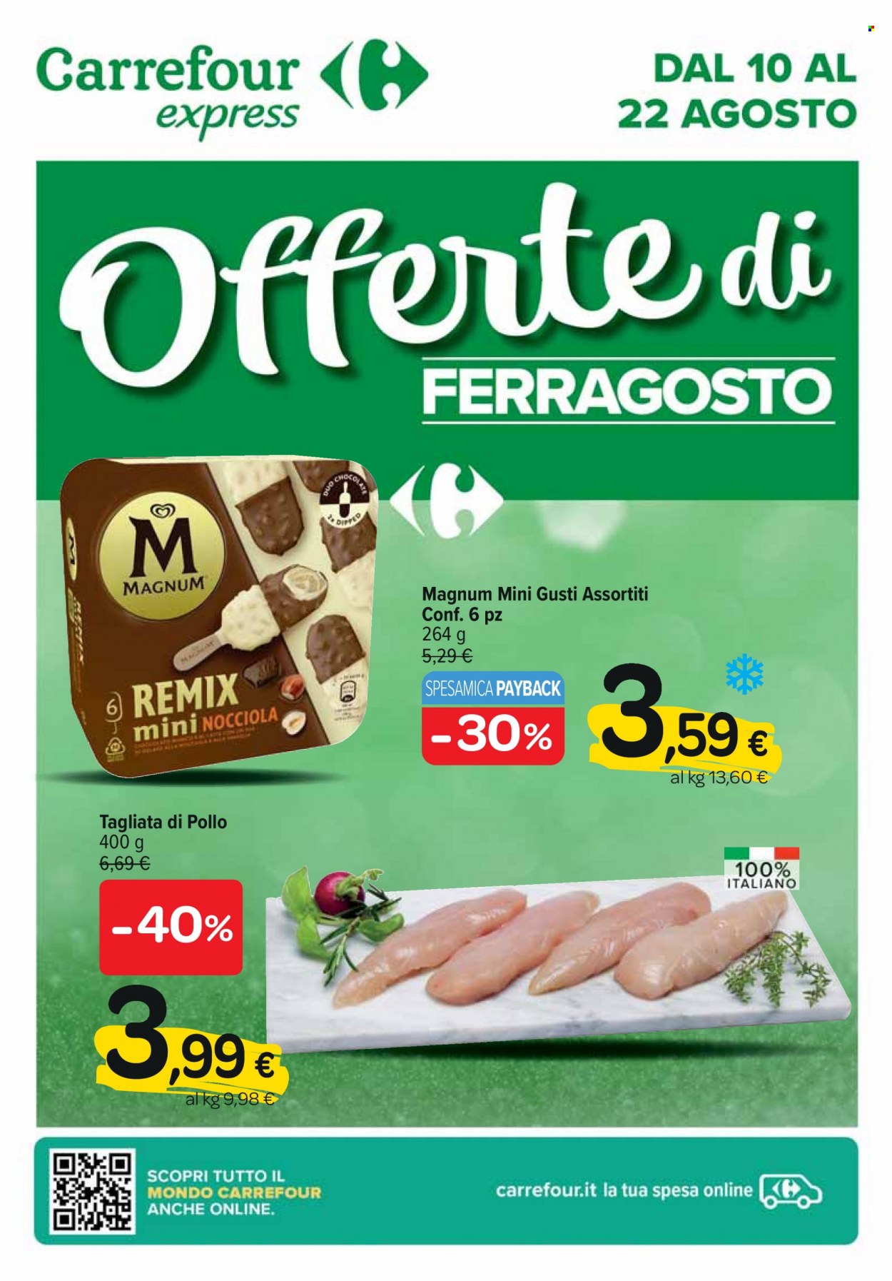 Leták Carrefour - 10.8.2023 - 22.8.2023. Strana 1
