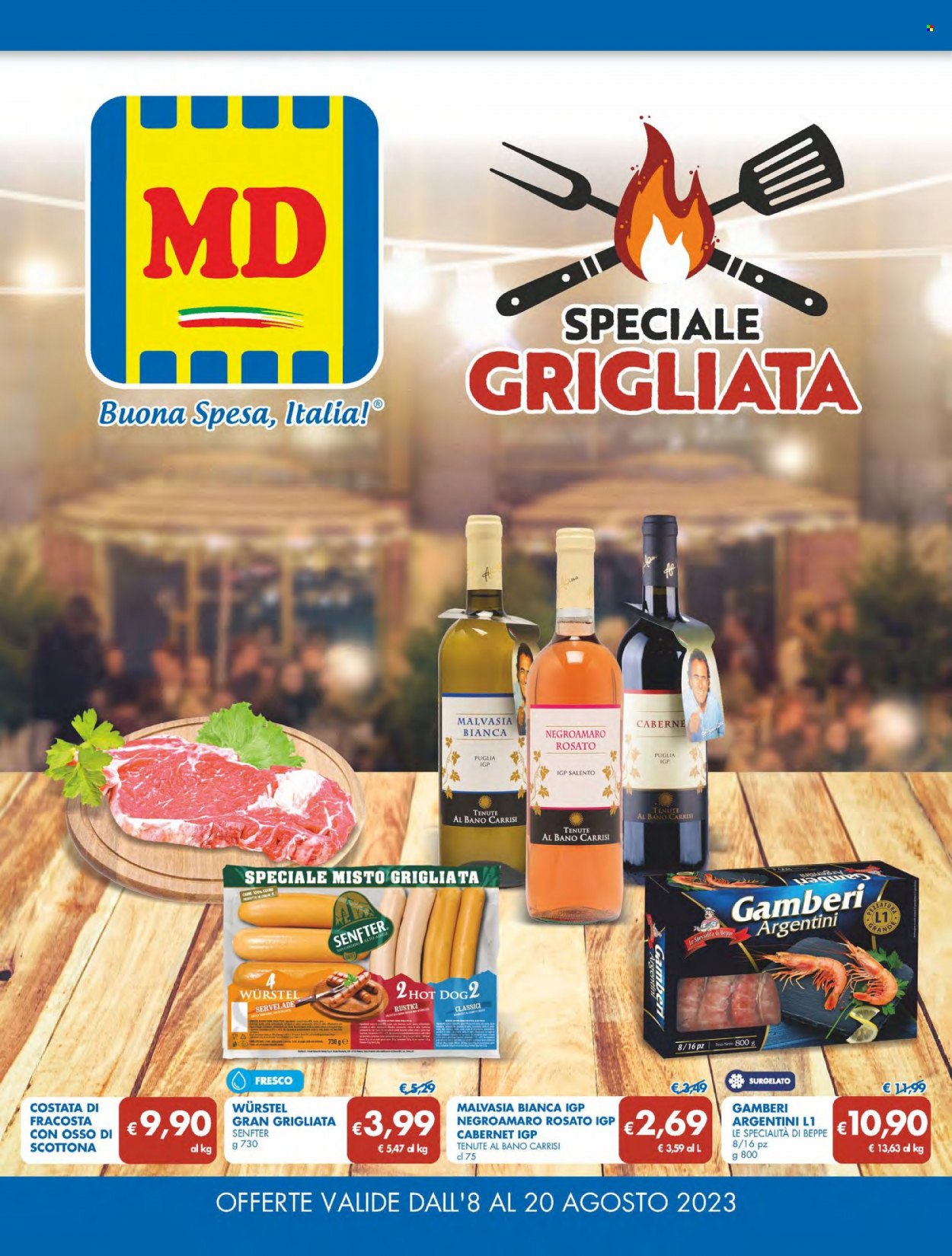 Leták MD Discount - 8.8.2023 - 20.8.2023. Strana 1