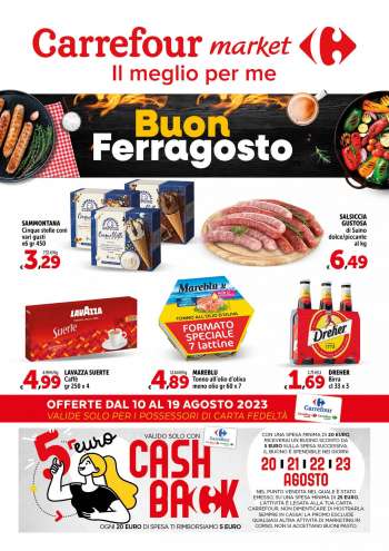Volantino Carrefour - 10/8/2023 - 19/8/2023.
