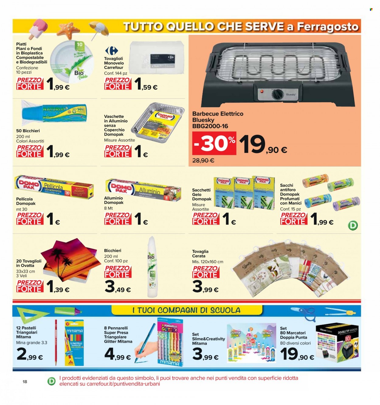 Volantino Carrefour - 10/8/2023 - 20/8/2023. Pagina 18