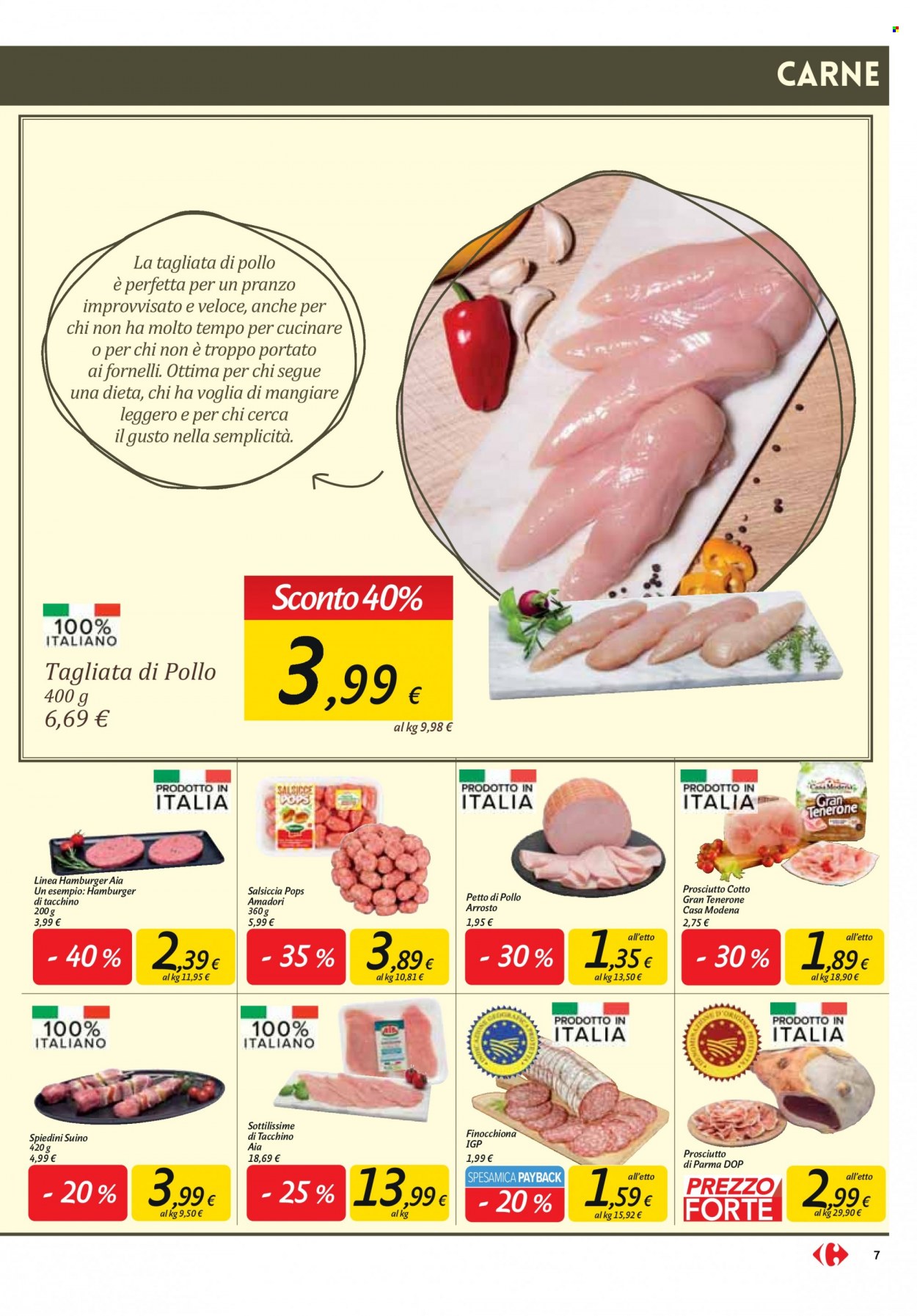 Volantino Carrefour - 10/8/2023 - 20/8/2023. Pagina 7