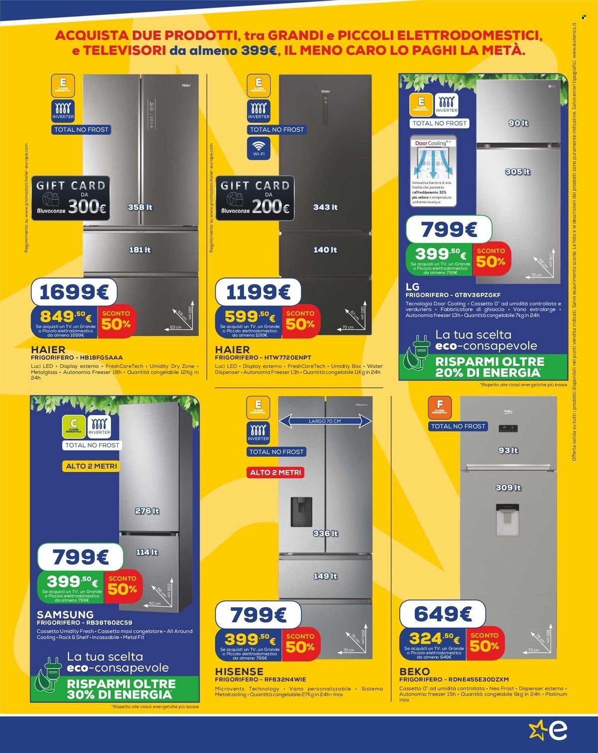 Volantino Euronics - 20/7/2023 - 23/8/2023. Pagina 3