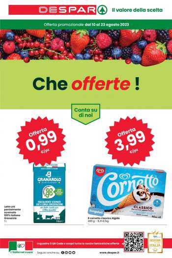 Volantino Despar - 10/8/2023 - 23/8/2023.